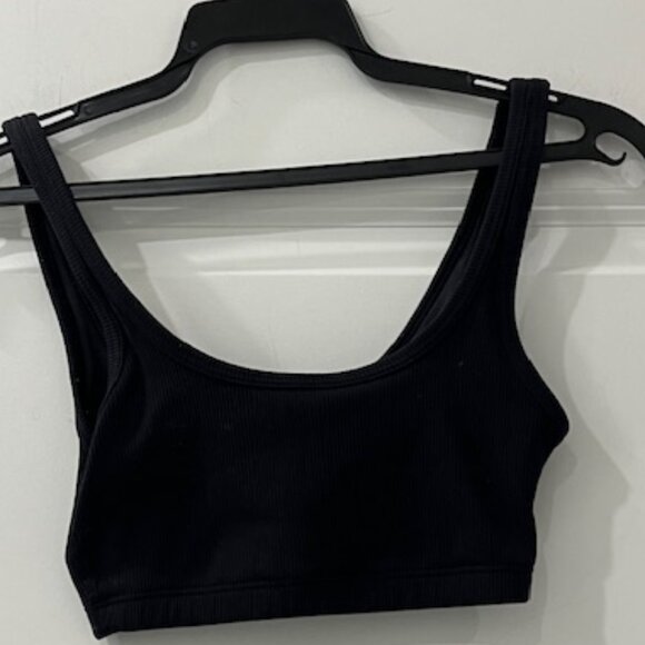 Aritzia TNA Action Mini Bra Top Womens 2XS Black - Picture 4 of 5